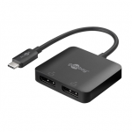 Goobay USB-C adapteris prie 2x DisplayPort | 60171