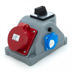 Els Elektrotechnika N1T01LP Konstrukcinis skirstomasis skydas tipas COMBOPOL 32A/5 + GS 230V + L-0-P skyriklis, sieninis/pavir&scaron;inis korpusas, N1T01LP