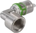 Comap 90 laipsnių alkūnė GW presuojama MultiSkin žalvaris/alavuota 16x1/2