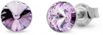 Sidabriniai auskarai su Swarovski kristalais Brasco 55748