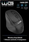 Winner Group WG - Belaidė pelė WG5 SeaMouse, 2in1, &bdquo;Bluetooth&ldquo; + USB adapteris, juoda
