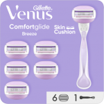 Skustuvas moterims Gillette Venus ComfortGlide Breeze + 6 keičiamos galvutės