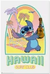 ERIK Disney Stitch Hawaii Club Surf poster