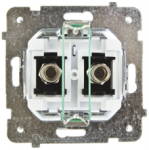 Ospel GPA-2RF/m/75 SONATA F tipo dvigubas antenos lizdas, matinės baltos spalvos GPA-2RF/m/75