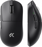 MCHOSE A7 V2 Ultra Wireless Juodas (Juoda) Belaidė Žaidimų Pelė