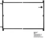 Vevor Vartų rinkinys 91-152 cm pločio angoms