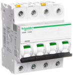 Schneider Electric Schneider A9F03463 Grandinės pertraukiklis 4P B 63A 6kA AC iC60N-B63-4 A9F03463