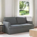 Sofa Tamsiai pilka 142 x 80 x 85 cm Metalas