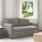 Sofa Taupe 195 x 82 x 85 cm Metalas