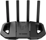 Belaidis mar&scaron;rutizatorius ASUS Wi-Fi 7 (802.11be) Data speed 2882 Mbit/s Ethernet WAN Yes WAN connection type RJ-45 Ethernet LAN Yes 5xLAN jungtys USB port Yes TUFGAMINGBE3600