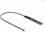 Delock WiFi 2,4 GHz Antenne I-PEX Inc., MHF&reg; I Stecker 3,4 dBi omnidirektional mit Anschlusskabel 1.13 18 cm FPC intern Klebemontage