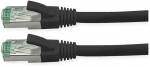 ROLINE RM Patchkabel Cat.6A S/FTP (PiMF), juodas, 0,5 m