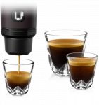 WACACO PIXAPRESSO DARK BURGUNDY ne&scaron;iojamas kavos aparatas, tamsi burgundi&scaron;ka