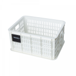 Luggage rack basket BASIL Crate S, 17.5 L, baltas