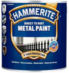 Metalo dažai HAMMERITE SMOOTH FINISH, blizgūs, sidabro sp., 2,5 l