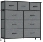 SONGMICS komoda BELLAH su 9 stalčiais, 95.2 x 98.8 x 30 cm, LGS324G101