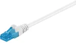 Goobay CAT 6A Komutacinis kabelis, U/UTP, baltas, 0.25m, 0.25 m, Cat6a, U/UTP (UTP), RJ-45, RJ-45, Baltas