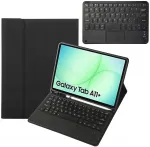 Plan&scaron;etinio kompiuterio dėklas 4kom.pl su klaviatūra Samsung Galaxy Tab A11+ - apsauginis su stovu, prieiga prie prievadų ir mygtukų