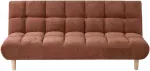 Beliani Dvivietė i&scaron;skleidžiama sofa RISOR, auksinio rudo atspalvio