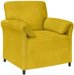 Sofa Sofos komplektas 2 vnt. Geltona Aksomas