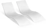 Baseino gultas 1800 x 600 x 560 mm 2 vnt. rinkinys S formos dizainas stuburui apkrova 200 kg