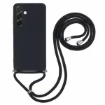 Hurtel Samsung Galaxy A17 5G / A17 4G dėklas su pluo&scaron;to pamu&scaron;alu ir dirželiu per petį &ndash; juodos spalvos