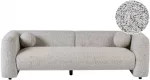 Beliani Sofa LEIREN smėlio spalvos