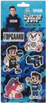 FIRSTGRADE - Niki Topgaard Stickers 6 pcs (26-NT-STICKERS)