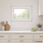 Požeminio lango RISOR 80 x 55 cm PVC ir stiklas