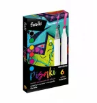 Žymekliai Airbrush pistoletui 6col Fiorello GR-5604-6