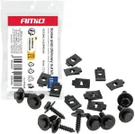 Universalių varžtų ir tvirtinimo plok&scaron;telių rinkinys 18 mm ? 5 mm 10 vnt. amio-05028