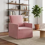 Sofa Krėslas Rožinė 70 x 81 x 82 cm Aksomas