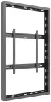 Laikiklis Multibrackets M Pro serijos - 55 colių sieninis korpusas su dideliu ry&scaron;kumu M juodas, plieno, juodas, gulsčias/statinis, 139,7 cm (55"), 25 kg, 200 x 200 mm