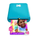 Kodak STEP Momentinis mobilus nuotraukų spausdintuvas spalvotas ZINK 2×3” 1 ppm, Bluetooth, Mėlyna