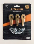 VEJOS ROBOTO PEILIUKAI TINKANTYS BOSCH INDEGO &ndash; 49 MM TITANAS &ndash; RINKINYS 30 VNT.