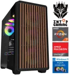 Stacionarus kompiuteris INTOP AQUA Ryzen 7 9800X3D 16GB DDR5 1TB SSD M.2 NVME+2TB RX9060XT 16GB WIN11 (RW93840WH) (Atnaujinta)