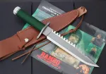 Generisch Teerma Bj6 - integruotas kaltinis tiesus lauko peilis su fiksuota geležte, i&scaron;gyvenimo peilis, puikus bushcraft peilis lauke, medžioklės peilis, žvejybos peilis su fiksuota geležte