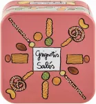 Derri&egrave;re la Porte užkandžių dėžutė (stackable) Salt Nibble Box, rožinė, 16 cm x 16 cm x 9.5 cm