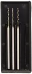 Proxxon 28852 Hss Micro Twist grąžtas, skersmuo 0,8 mm, kotelio skersmuo 2,35 mm, 3 vnt./pakuotėje