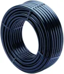 Pe-ld (mažo tankio polietileno) vamzdis, 100 m x 16 mm pn 4 (saulės sistemos, baseino &scaron;ildymo) montavimo vamzdis, vandens vamzdis, plastikinis drėkinimo vamzdis, juodas
