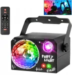 Led Diskotekos &Scaron;viesos Efektas Rgb Uv Lazeris su Muzikos Valdymu