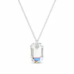 Diamond Sky Jewelry Kaklo papuo&scaron;alas moterims DiamondSky &bdquo;Symbiosis (Aurora Borealis)&ldquo; su Swarovski kristalais