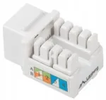 Modulis Keystone Kat.6 Utp Rj45 Lsa Lan adapteris kampinis ki&scaron;tukas Lanberg