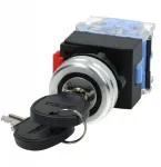 Raktinis jungiklis spynelė Las0-b3y-20y/31n juodas stabilus