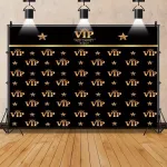 Yongfoto 3.5 x 2.5 m vinilo fotostudijos fonas vip fonas raudonas kilimas renginys karūna žvaigždės juodas fotografijos fonas vakarėlio dekoracija video fotostudijos fonai fotosesijai