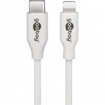 Goobay | Lightning &ndash; USB-C USB įkrovimo ir sinchronizavimo kabelis | USB-C prie Lightning Apple Lightning male (8 kontaktų) | USB-C vyr