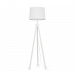 Floor lamp with 1 light YORK, E27, baltas