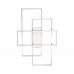 Lubinis &scaron;viestuvas Ideal Lux 31W ceiling lamp with 3 lights FRAME, 3000K, transparent
