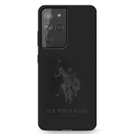 Us Polo Assn US Polo USHCS21LSLHRTBK S21 Ultra G998 dėklas telefonui juodos spalvos silikoninis On Tone
