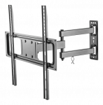 TV laikiklis DELTACO 3 krypčių, 32"-55", 35kg, 200x200-400x400 juodas / ARM-1200